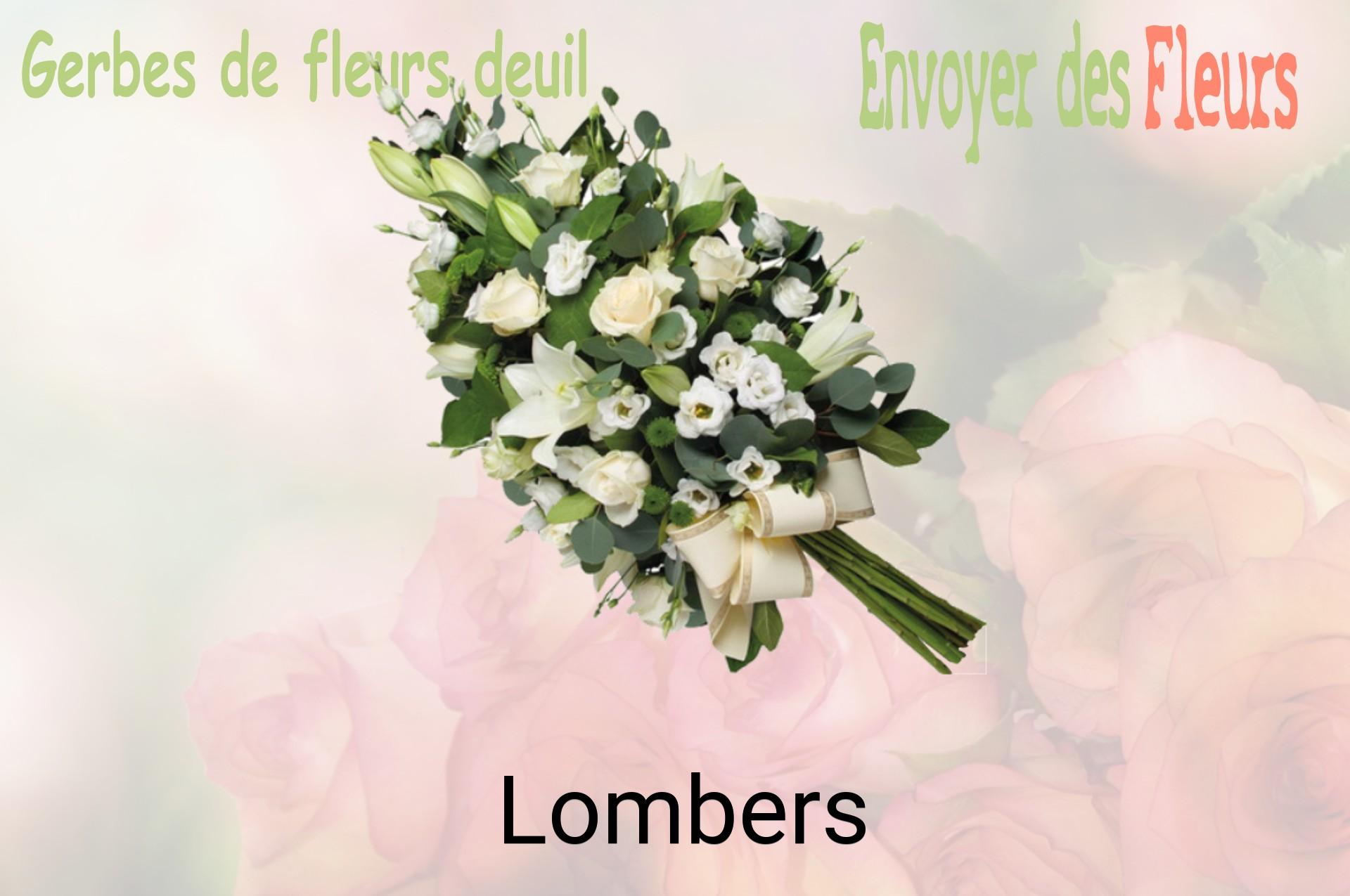 Gerbe de fleurs de deuil livrée à Lombers